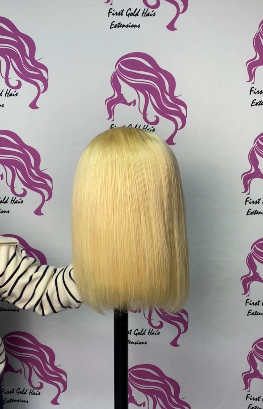 5x5 Closure Lace Bob Wig 613 Blonde