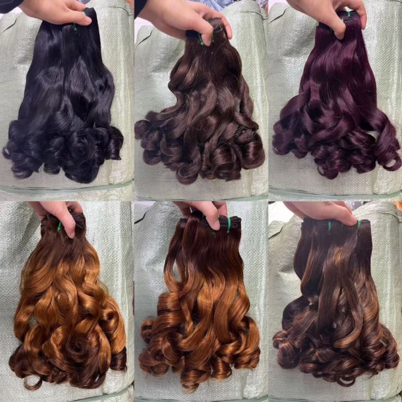 Bouncy Curly Hair Bundles — Multi-Color