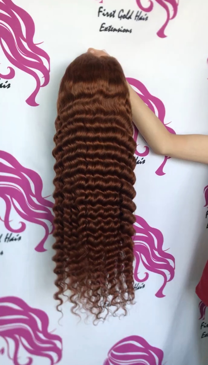9x6 Frontal Lace Wig Chocolate Brown 24 Inch