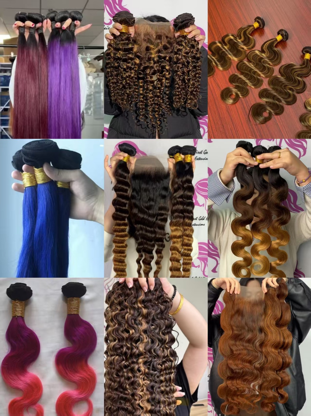 Colored Hair Bundles Deal — Highlight + Brown