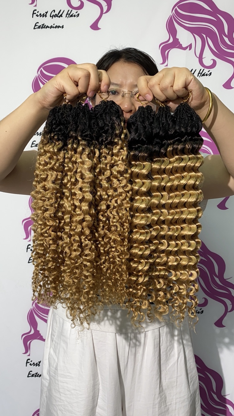 1BT/27 Ombre Miracle Knots Crochet 18 Inch