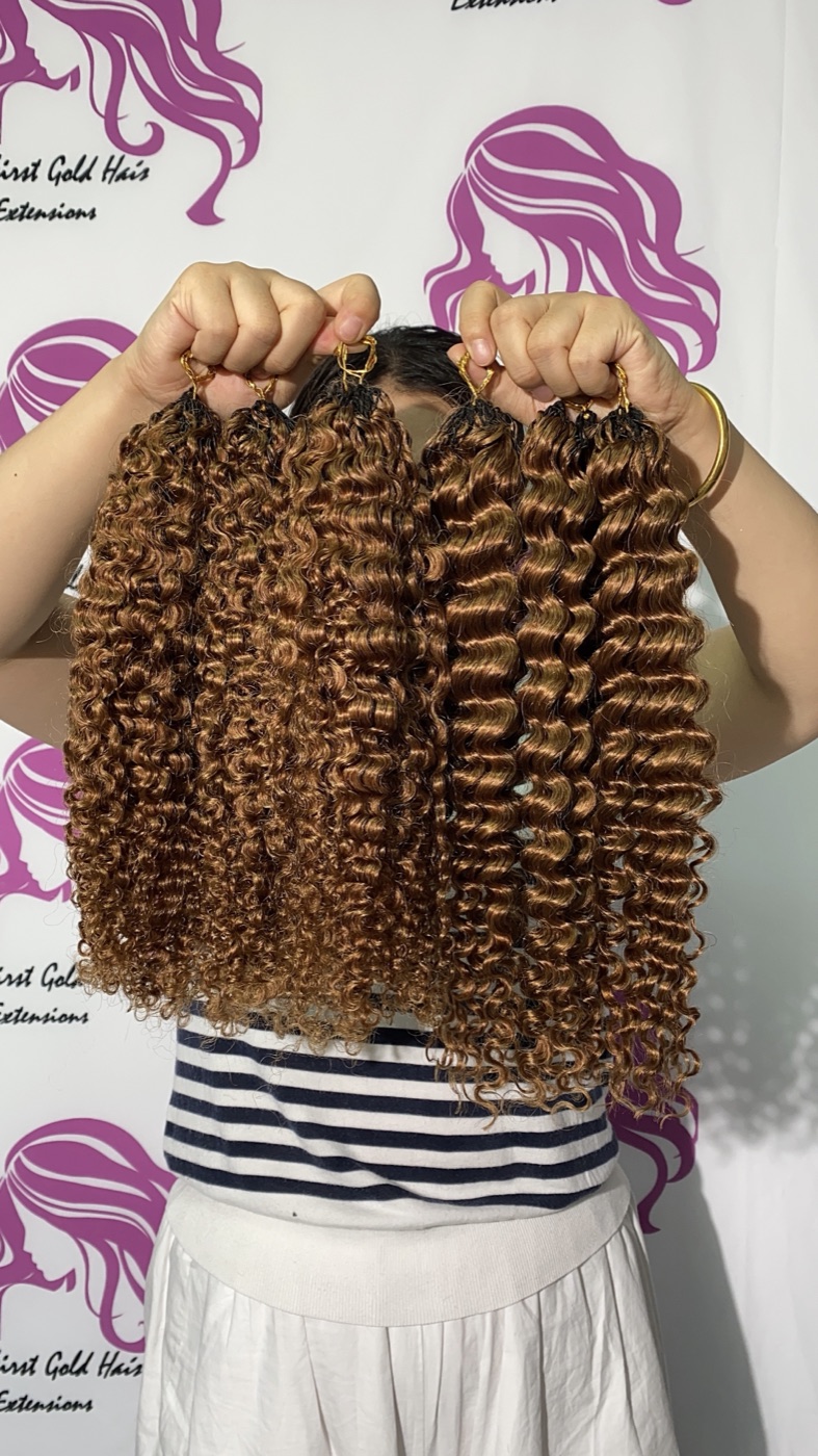 Brown Crochet Hair Extension 18 Inch