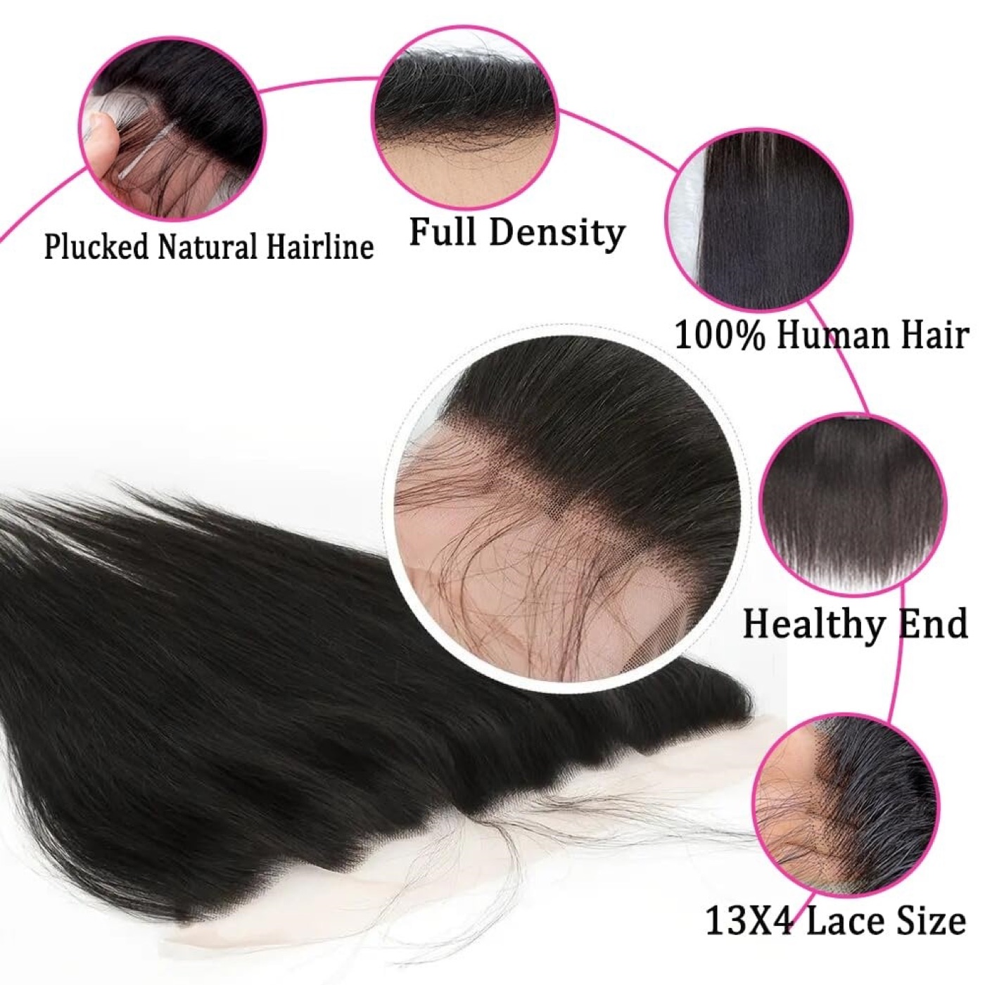 13x4 HD Lace Frontal view 2