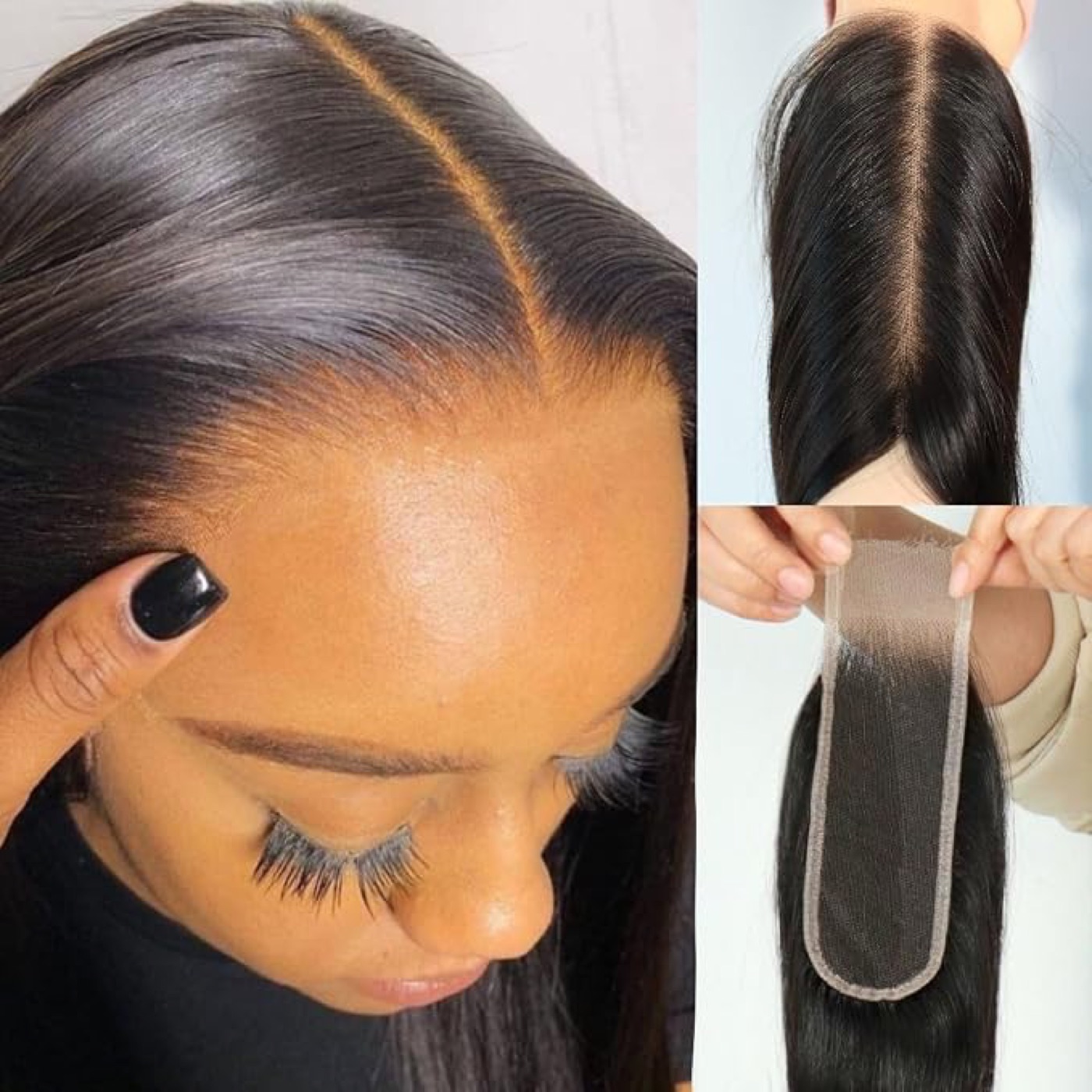 2x6 Lace Closure — T-Part / Center Part