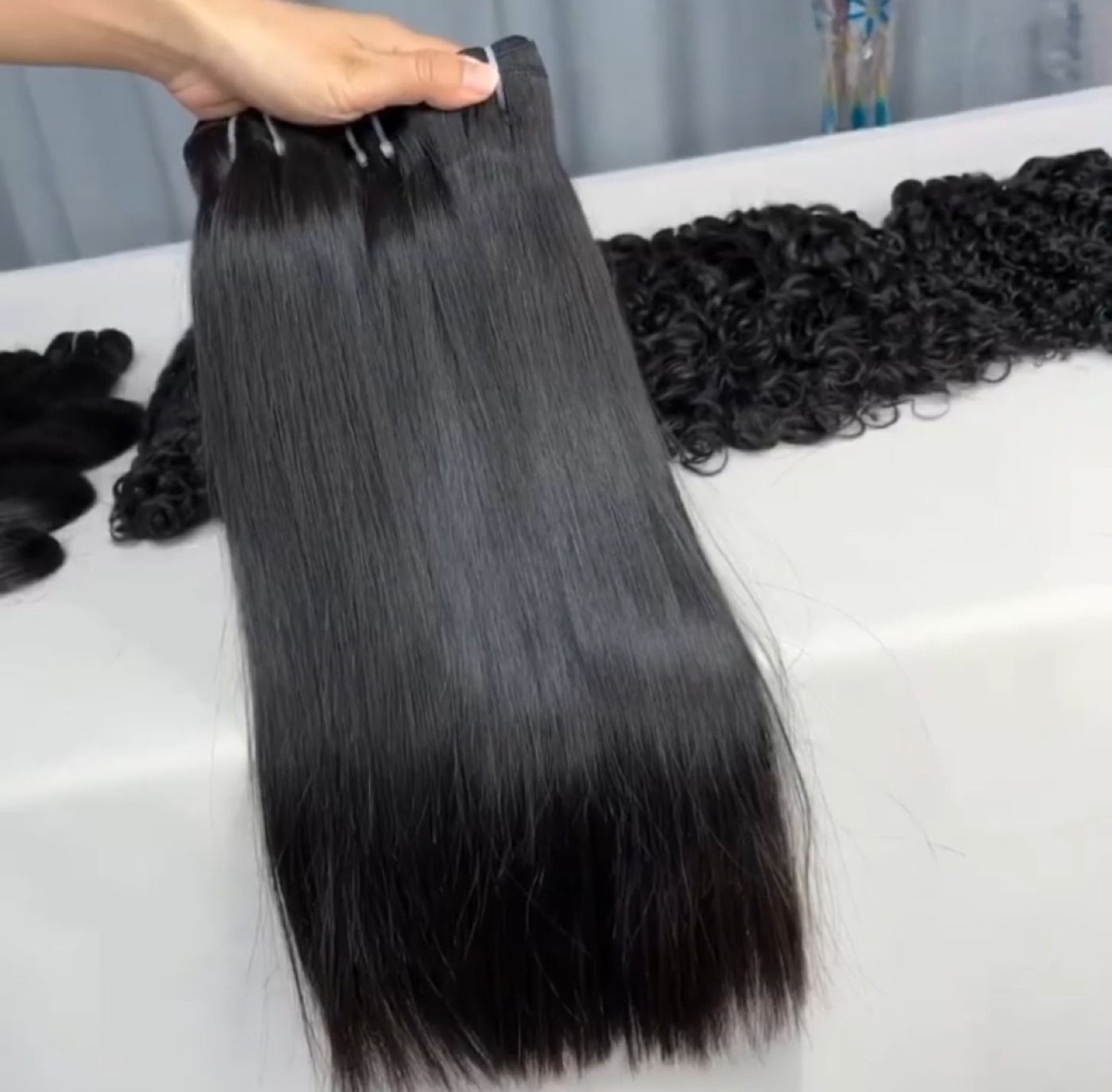 Double Drawn Hair Bundles 18 Inch