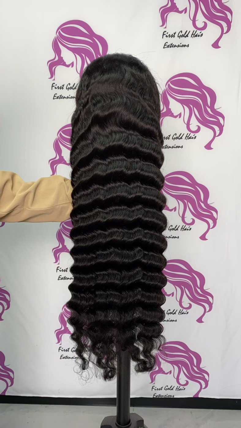 13x6 Frontal Lace Wig 180% 28 Inch Loose Deep Wave
