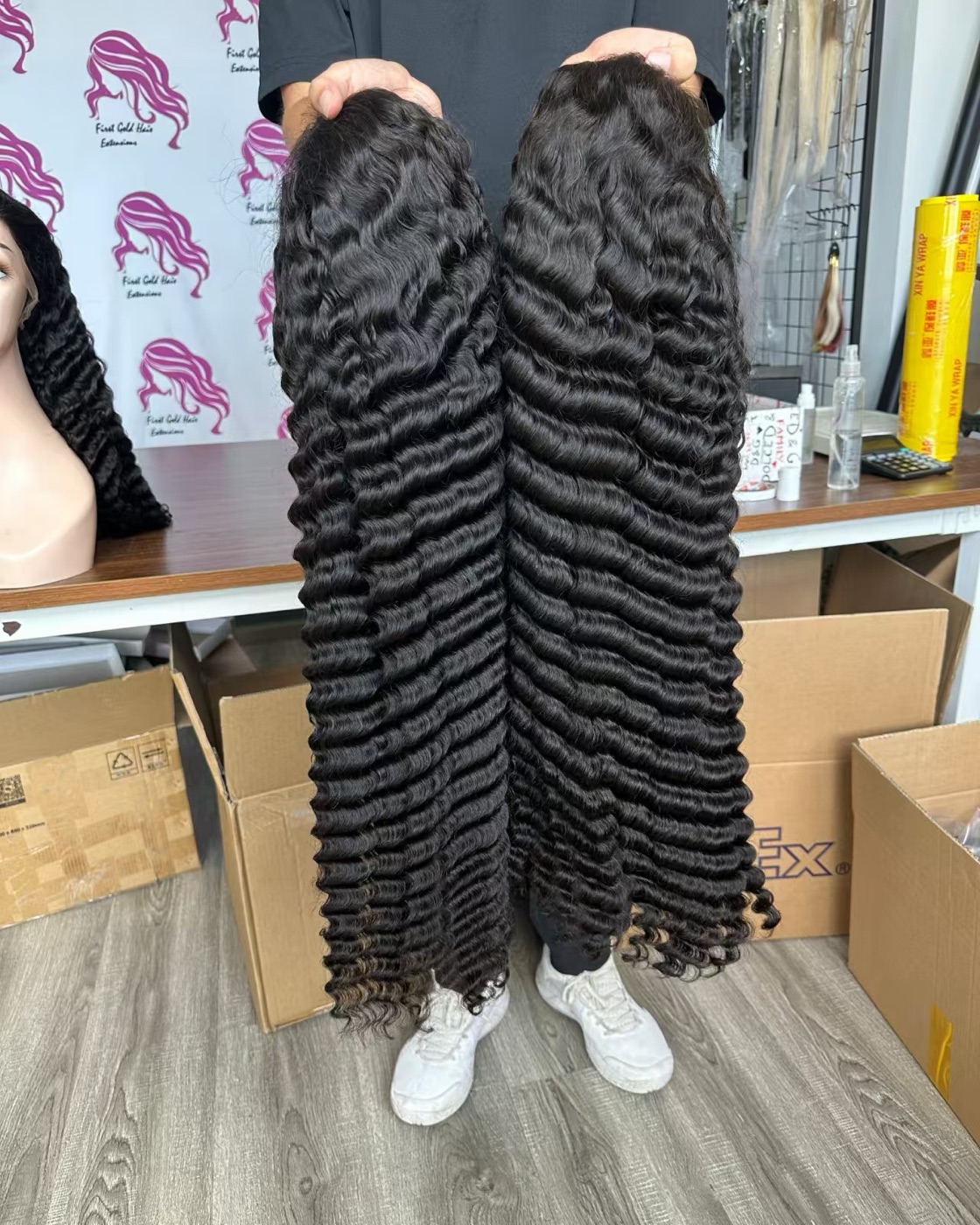 13x6 HD Frontal Lace Wig 30 Inch Deep Wave