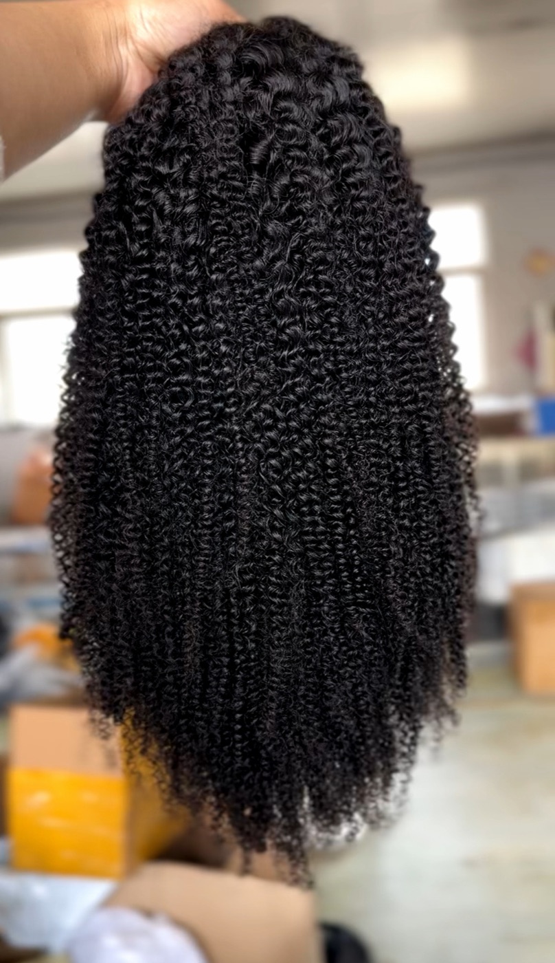 250% Density 6x6 Closure Lace Wig Afro Kinky Curly