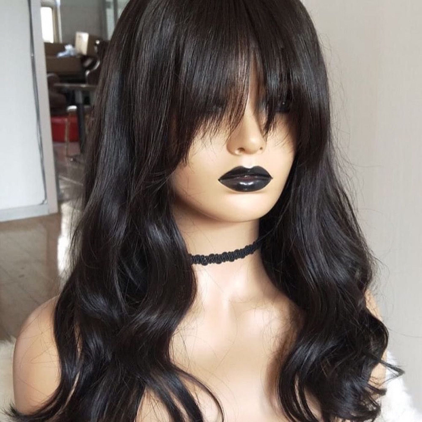 Bang Style Hair Wig — Body Wave