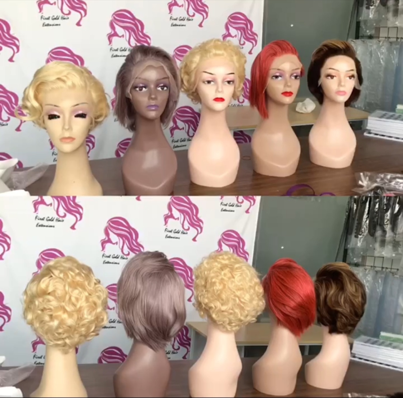 Pixie Cut Wig — Short Kinky Curly