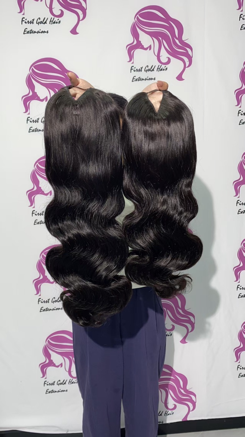 V-Part Half Wig Body Wave 22 Inch